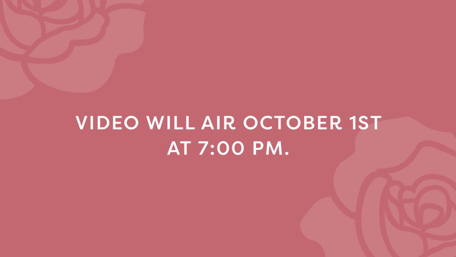 little way-video will air-img